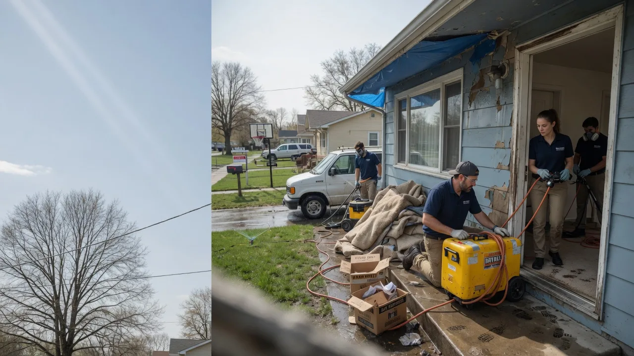 Basement Flood Cleanup in Bennington, KS near me